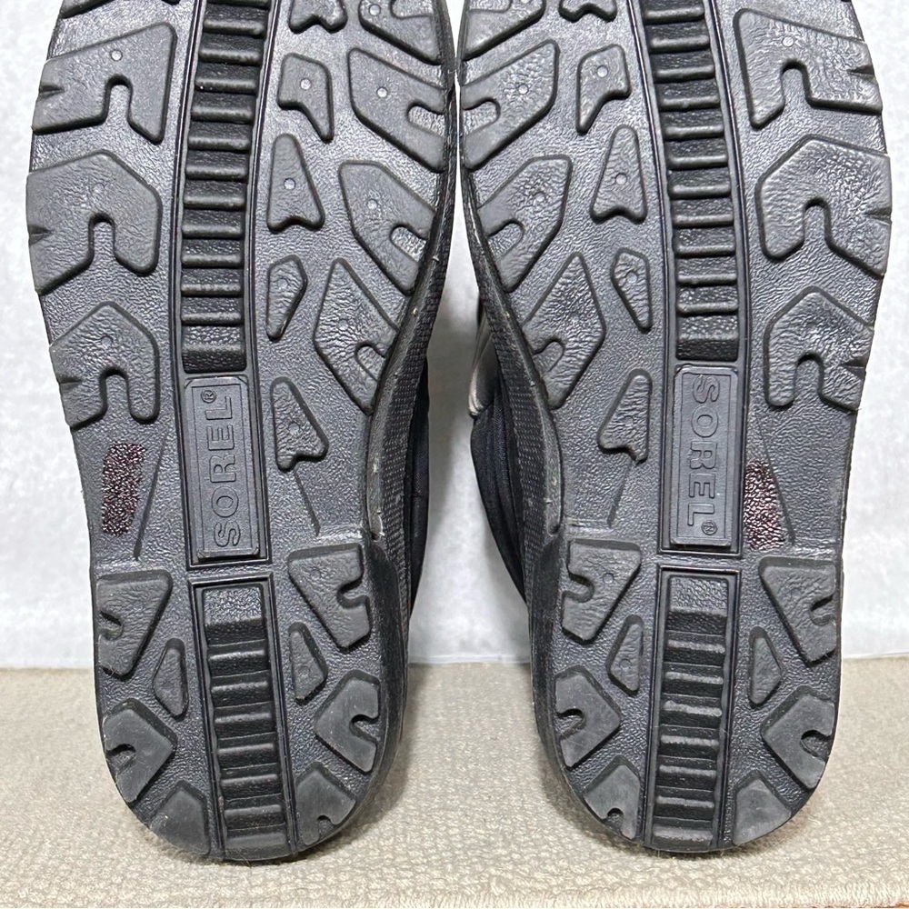 Sorel Big Kids/Youth Black/Grey Snow Goose Insulated Snow Winter Boots SZ 5 - Picture 10 of 11
